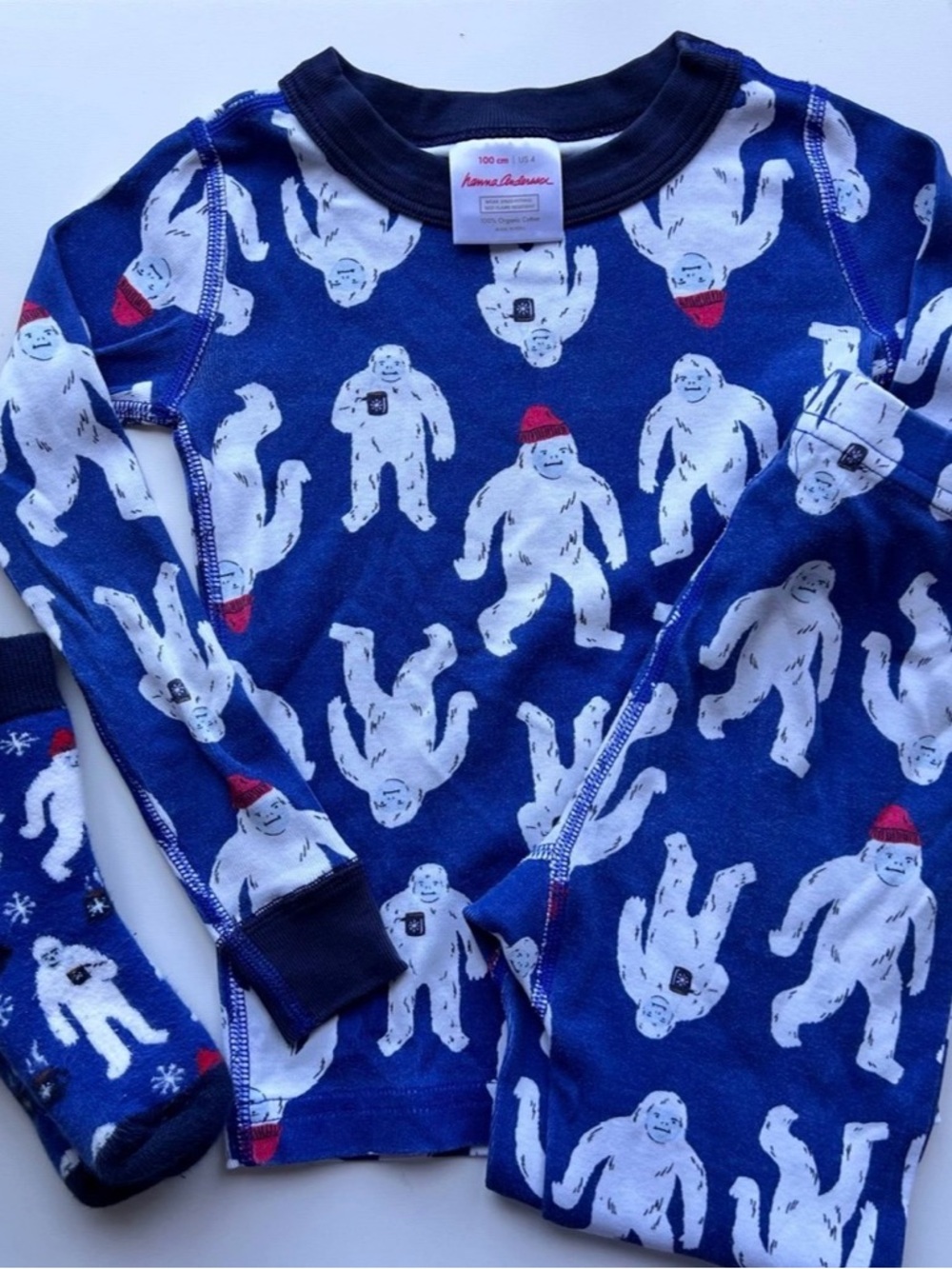 Hanna Andersson Yeti Print Pajama Set
